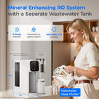 Waterdrop M6SL | Countertop RO Water Filter with Glass Pitcher