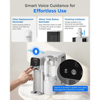 Waterdrop M6SL | Countertop RO Water Filter with Glass Pitcher